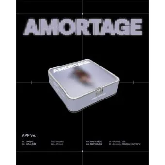 البوم اصلي JISOO Mini Album AMORTAGE APP Ver