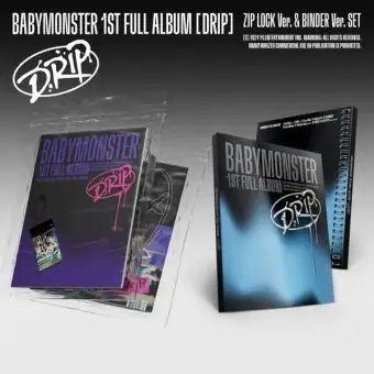 البوم اصلي النسخة العشوائية BABYMONSTER 1st DRIP