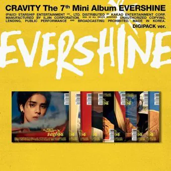 Official CRAVITY The 7th EVERSHINE DIGIPACK ver Random ver