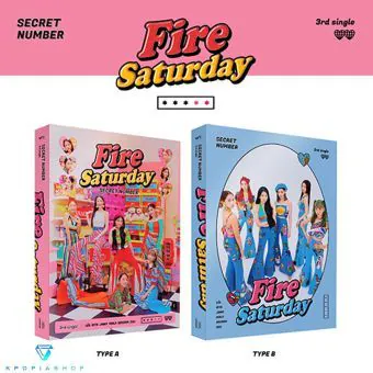 البوم اصلي النسخة العشوائية SECRET NUMBER Single Vol3 Fire Saturday