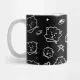 BT21 MUG - BLACK & WHITE - COLLECTION #2