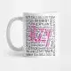 ITZY Mug - Typography Artwork - Track, Members Names