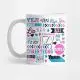 ITZY Mug - Typography Collage Artwork - Fandom Collection