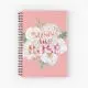 Black Pink Notebook - Roses are ROSÉ