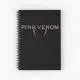 Black Pink Notebook - Pink Venom