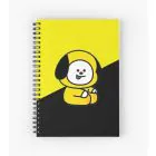 Bt21 K pop Notebook — Red Retro Ver.