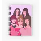 Red Velvet Notebook Signature — Navy Casual Ver.