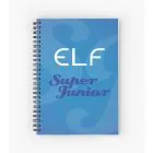 Super Junior Notebook — Blue Retro Ver.