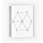 Exo K pop Notebook — Black Collectible Ver.