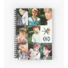 Exo Spiral Notebook — Red Deluxe Ver.