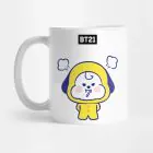 Bt21 K pop Mug ANGRY CHIMMY — Green Retro Ver.