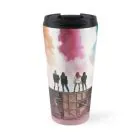 Black Pink Insulated Tumbler v2 Neon — Gold Retro Ver.