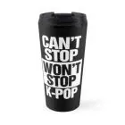 Kpop Insulated Tumbler Travel Series — Silver Retro Ver.