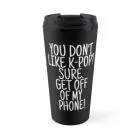 Kpop Insulated Tumbler v1 Gradient — Black Exclusive Ver.