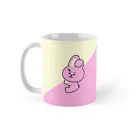 Bt21 K pop Mug — Pink Retro Ver.