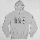 Bt21 Oversized Hoodie — Silver Exclusive Ver.