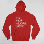 هودي بولوفر Black Pink — إصدار "Signature" — Black Pink Black Hoodie