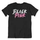 Black Pink T shirt Signature — Black Classic Ver.