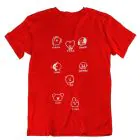 Bt21 K pop T shirt — White Limited Ver.