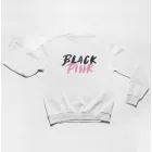 Black Pink Oversized Sweatshirt Signature — Beige Limited Ver.