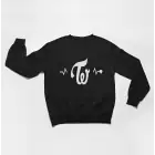 Twice K pop Sweatshirt Signature — Silver Deluxe Ver.