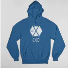 هودي أوفرسايز Exo — إصدار "Signature" — Exo Black Hoodie