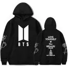 هودي بولوفر Bts — إصدار "BTS" — Bts Black Hoodie