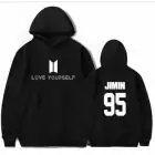 هودي سحاب Bts — إصدار "BTS" — Bts Black Hoodie