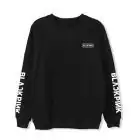 Black Pink Crewneck Sweatshirt Signature — Navy Limited Ver.
