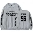Black Pink Unisex Sweatshirt Signature — Navy Stylish Ver.
