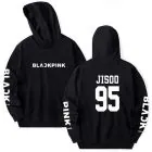Black Pink Oversized Hoodie JISOO — Gold Limited Ver.