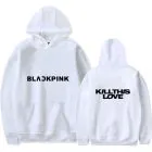 Black Pink Zip Hoodie Signature — Silver Classic Ver.