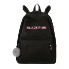 Black Pink School Backpack object — Gold Casual Ver.
