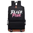 Black Pink School Backpack object — Stylish Ver.