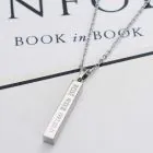 Black Pink Layered Necklace Name — Silver Limited Ver.