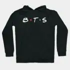 Bts Pullover Hoodie — White Stylish Ver.