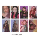 Black Pink Photocard Set BLACKPINK SQUARE UP PINK VER Daily Carry — Premium Ver.