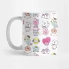Bt21 Travel Mug — Purple Retro Ver.