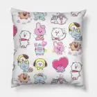 Bt21 K pop Pillow — Silver Classic Ver.