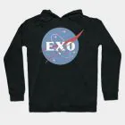 Exo Oversized Hoodie Signature — Pink Retro Ver.