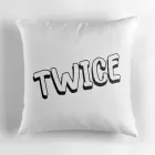 Twice Plush Pillow — Silver Exclusive Ver.