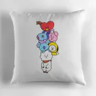 Bt21 Throw Pillow — Beige Limited Ver.