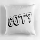 Got7 Throw Pillow — Beige Premium Ver.