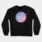 Black Pink Crewneck Sweatshirt Signature — Navy Casual Ver.