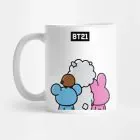 Bt21 Tumbler KOYA, SHOOKY, RJ & COOKY — Red Casual Ver.