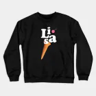 سويتشرت ياقة مستديرة Black Pink — إصدار "LISA" — Black Pink Limited Edition