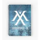 Monsta X Notebook MONSTA — Black Retro Ver.