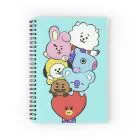 Bt21 K pop Notebook — Beige Edition