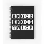 Twice Spiral Notebook — Black Classic Ver.