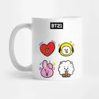 Bt21 Tumbler TATA, CHIMMY, COOKY & RJ — Classic Ver.